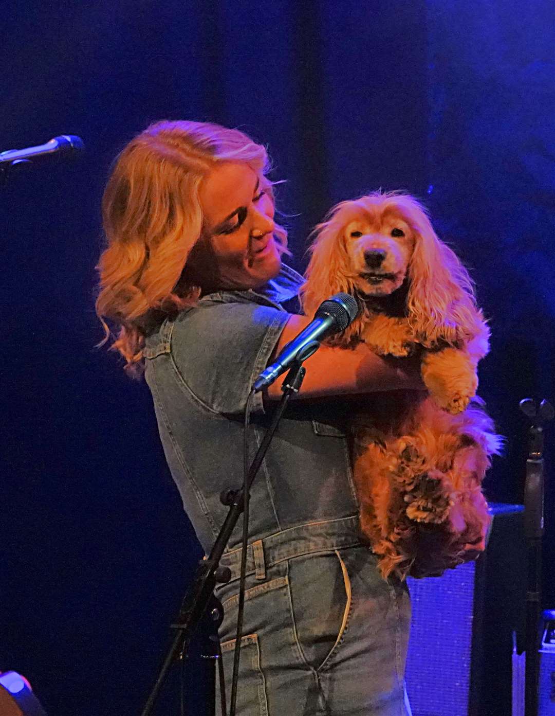 Elles Bailey and Roxy at Arlington Arts Pic: Brian Harrington