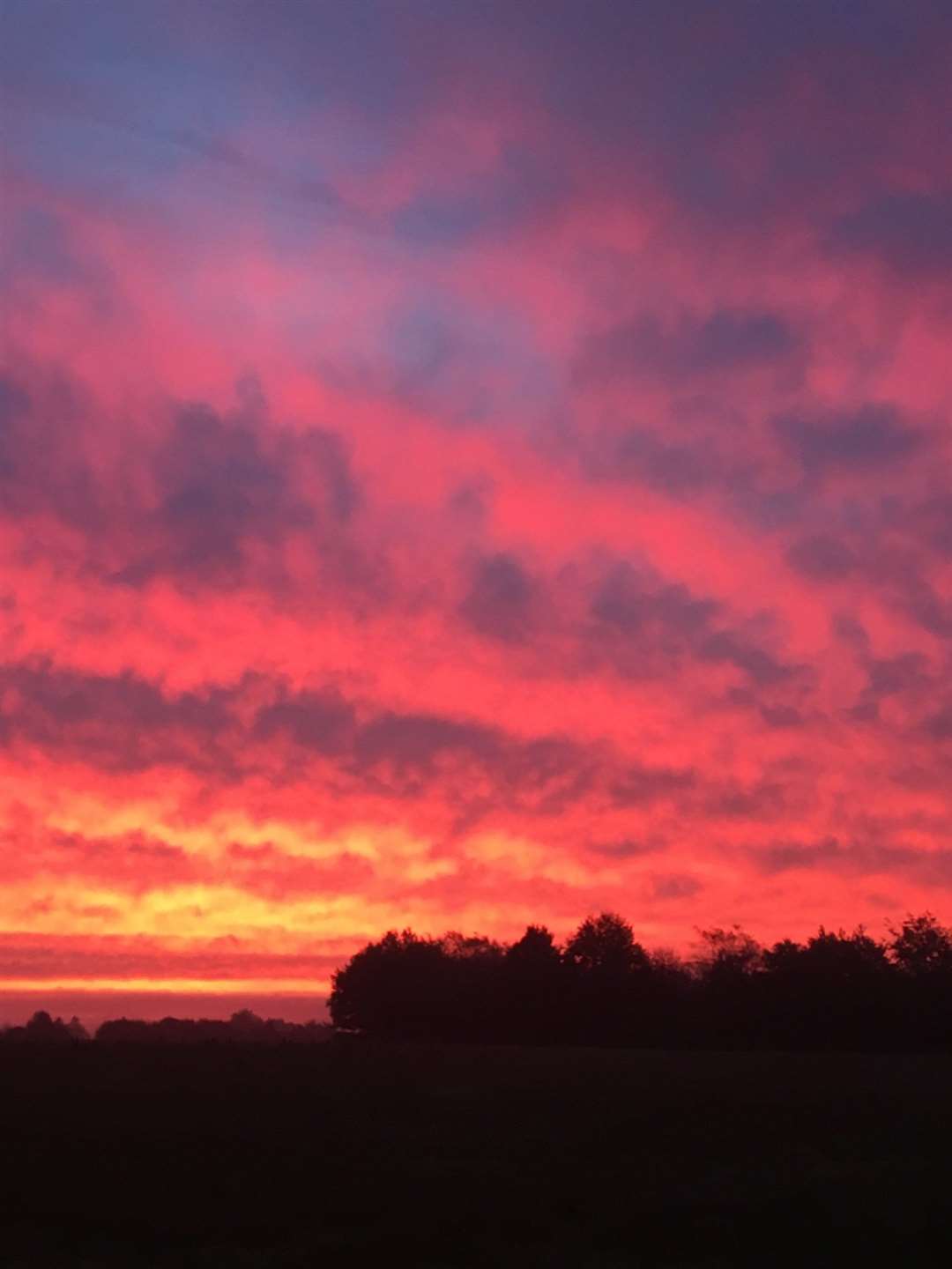 Sunrise in Aldworth by Trish Lee