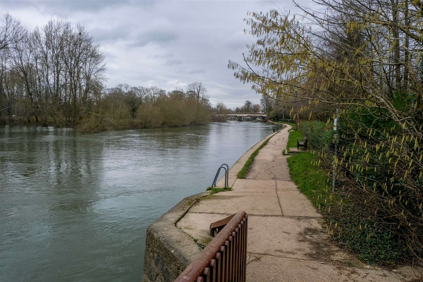 A section of the Thames Path at Goring will be closed for a month