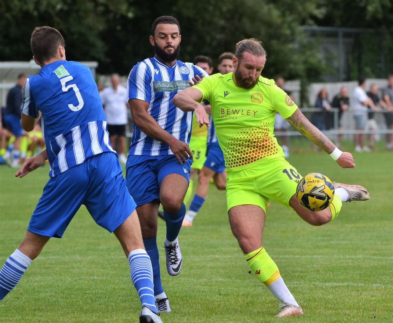 Conor McDonagh tests Toby Fisher in the first half