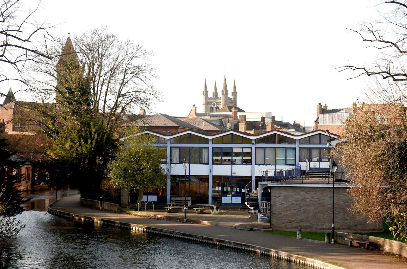 Before: The old Waterside Centre before the redevelopment works began.