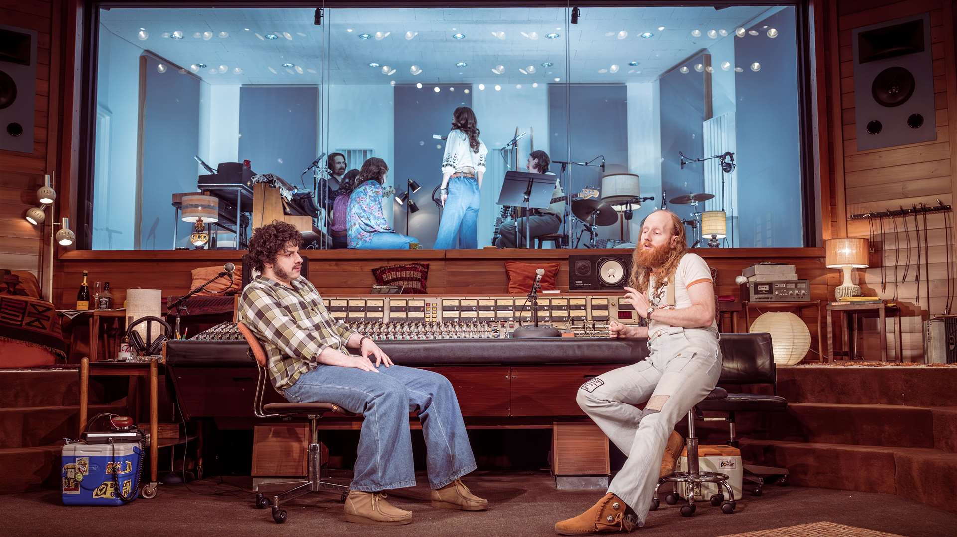 Step inside a 1970s recording studio with fly-on-the-wall show, Stereophonic. Picture: Marc Brenner