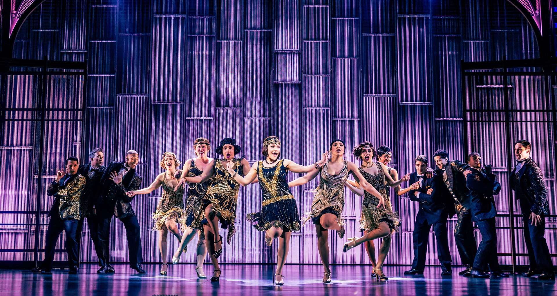 The show is set in New York’s Jazz Age and follows Jay Gatsby, a self-made millionaire who is on a quest to reunite with his long-lost love, Daisy Buchanan. Picture: Matthew Murphy and Evan Zimmerman