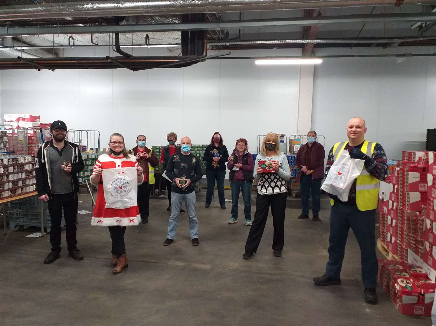 Staff from Sainsbury's