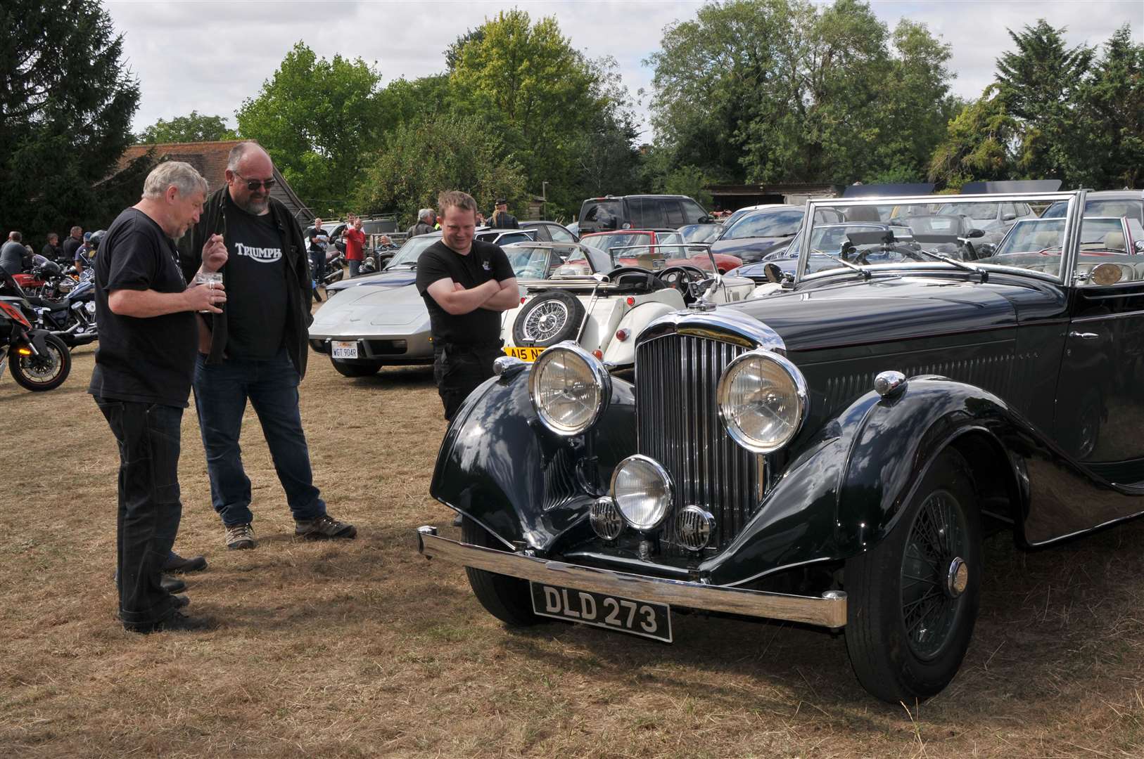 The Bell classic car meet, Bentley, picture Geoff Fletcher