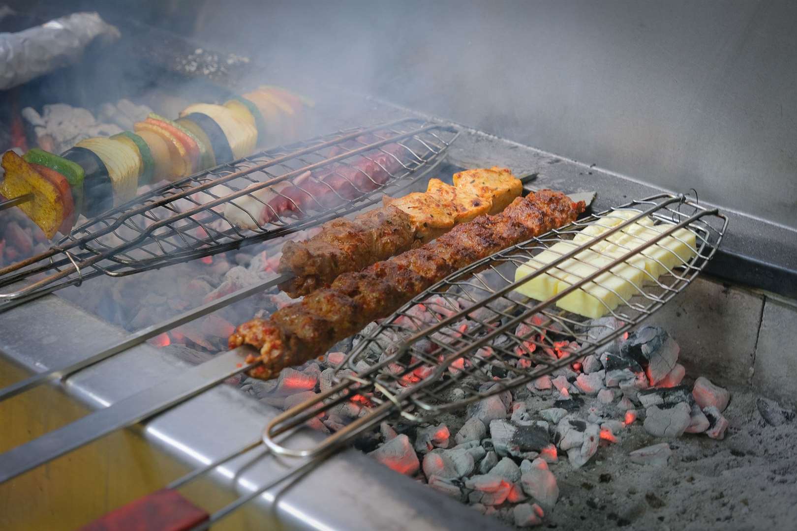 Chefs at La'De Kitchen preparing the food