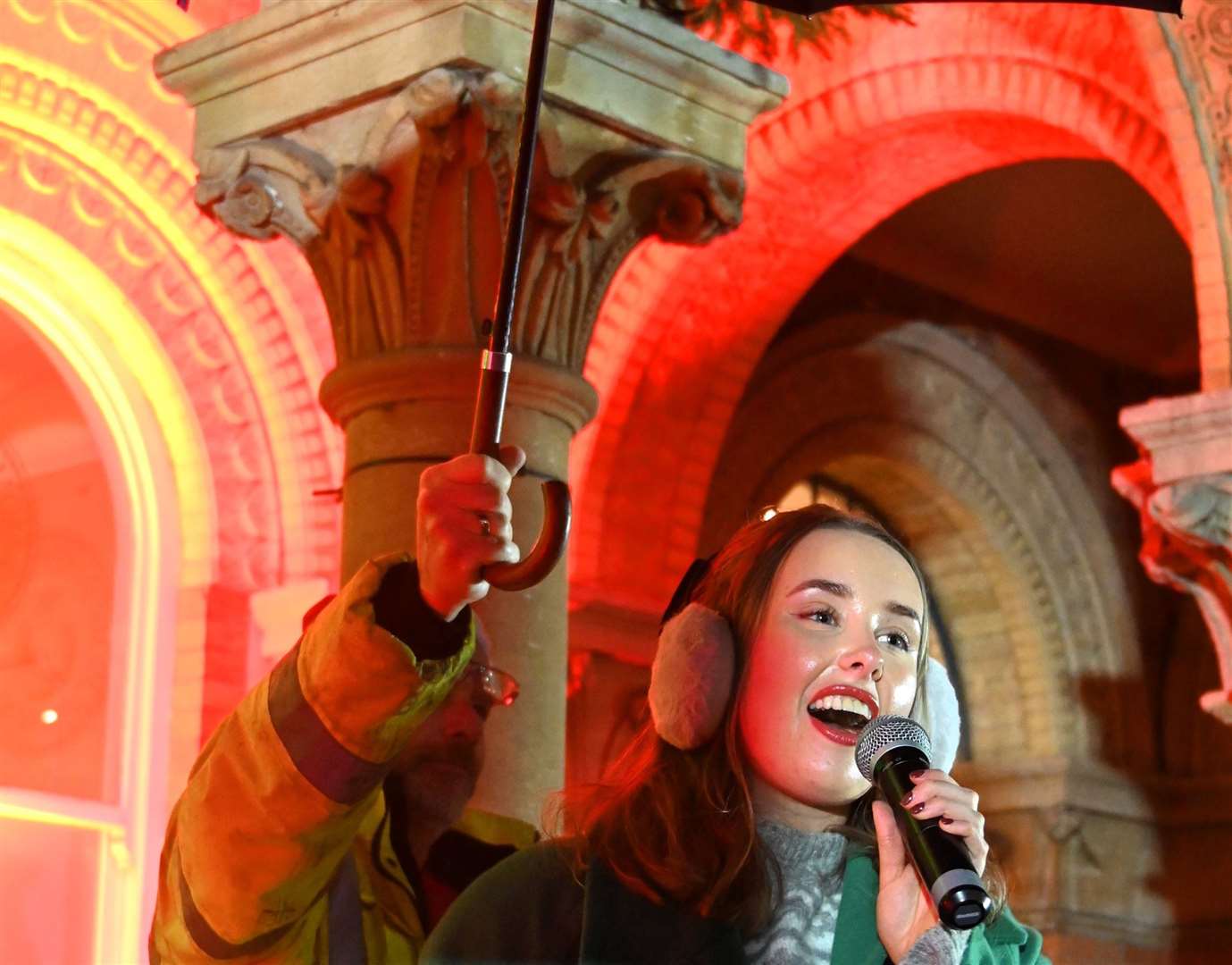 Hungerford Christmas light switch on