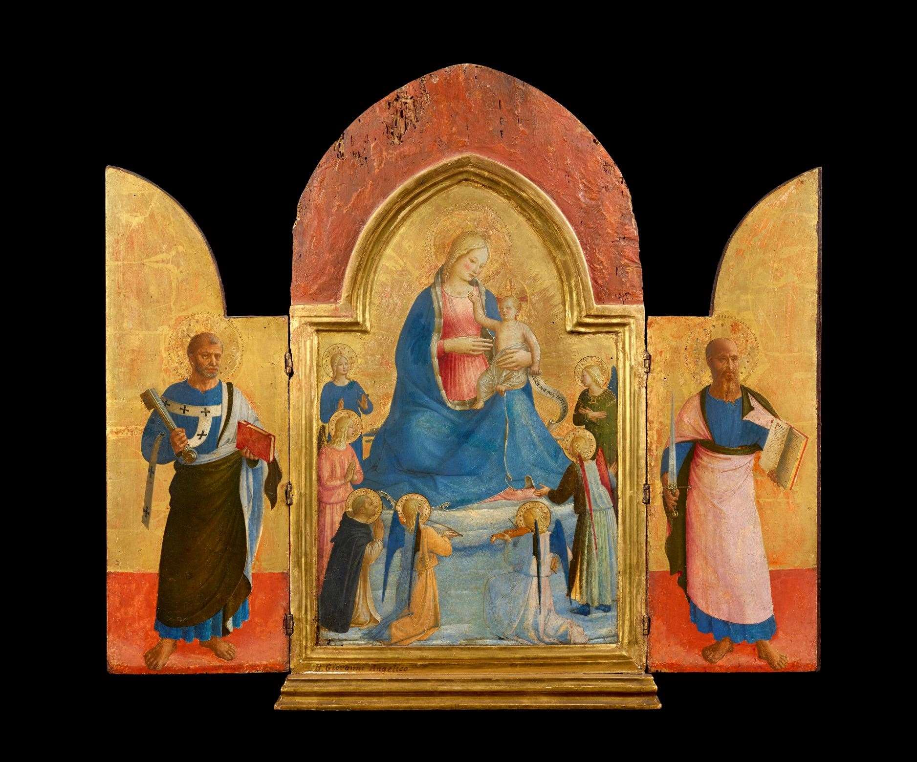 Fra Angelico Triptych. Ashmolean Museum, University of Oxford
