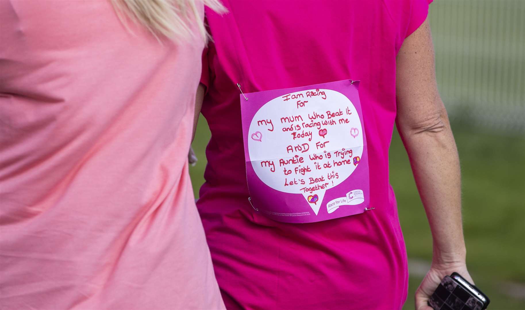 Many had messages for loved ones touched by cancer.
