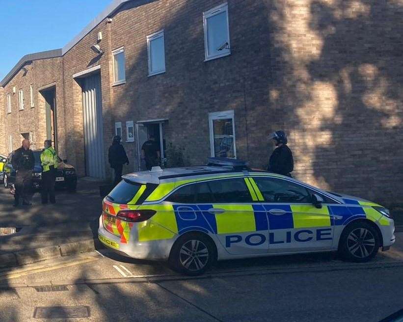 Police presence at Faraday Road (52492276)