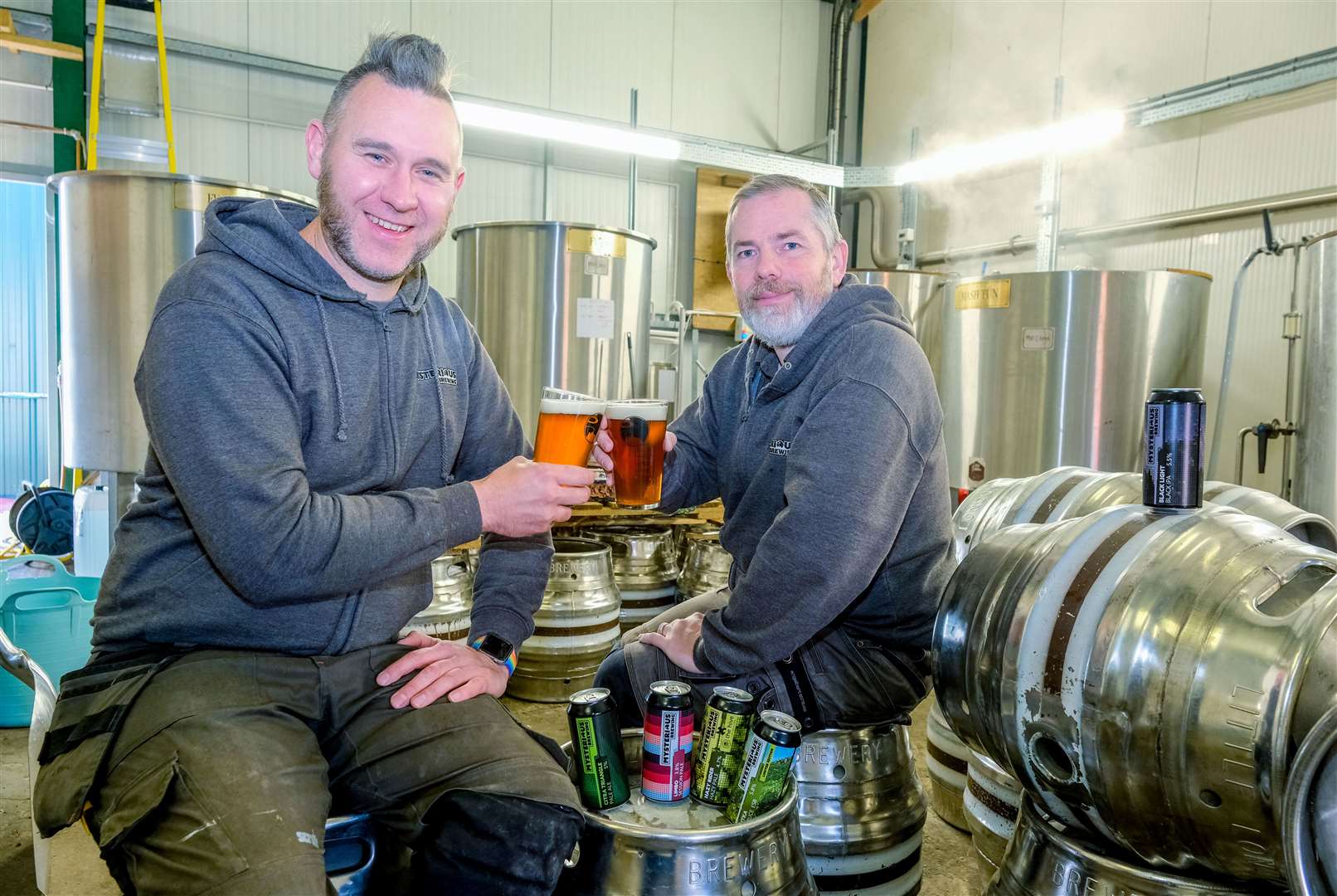 Ken Barker and Adam Sculthorp of Mysterious Brewing