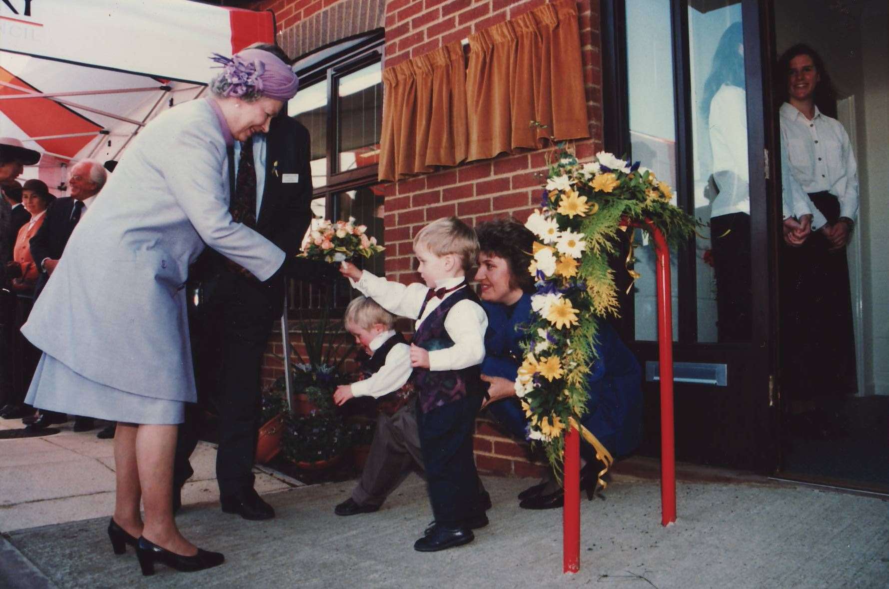 The Queen coming back to Newbury in 1996