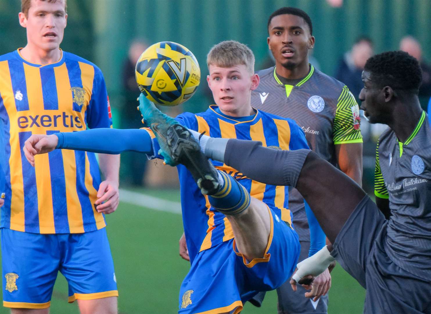 Action from the reverse fixture as Thatcham took on Basingstoke
