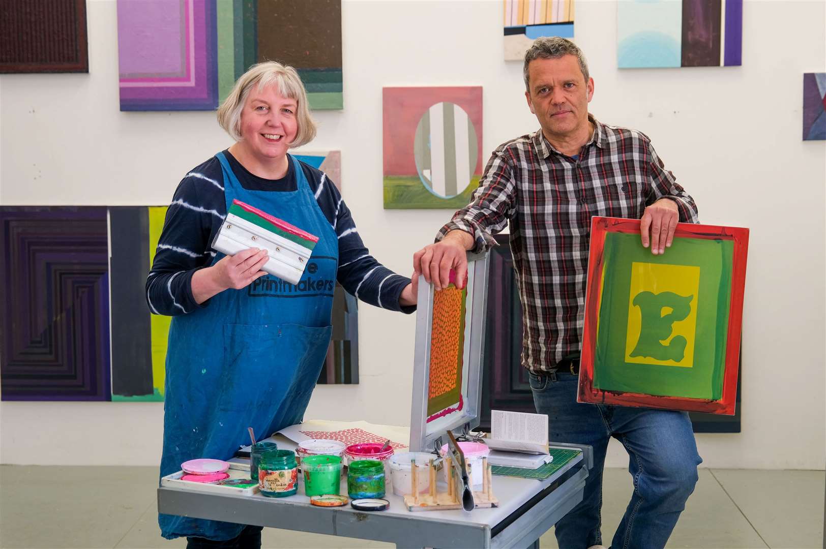 Berkshire Printmakers' Sarah and Cipriano