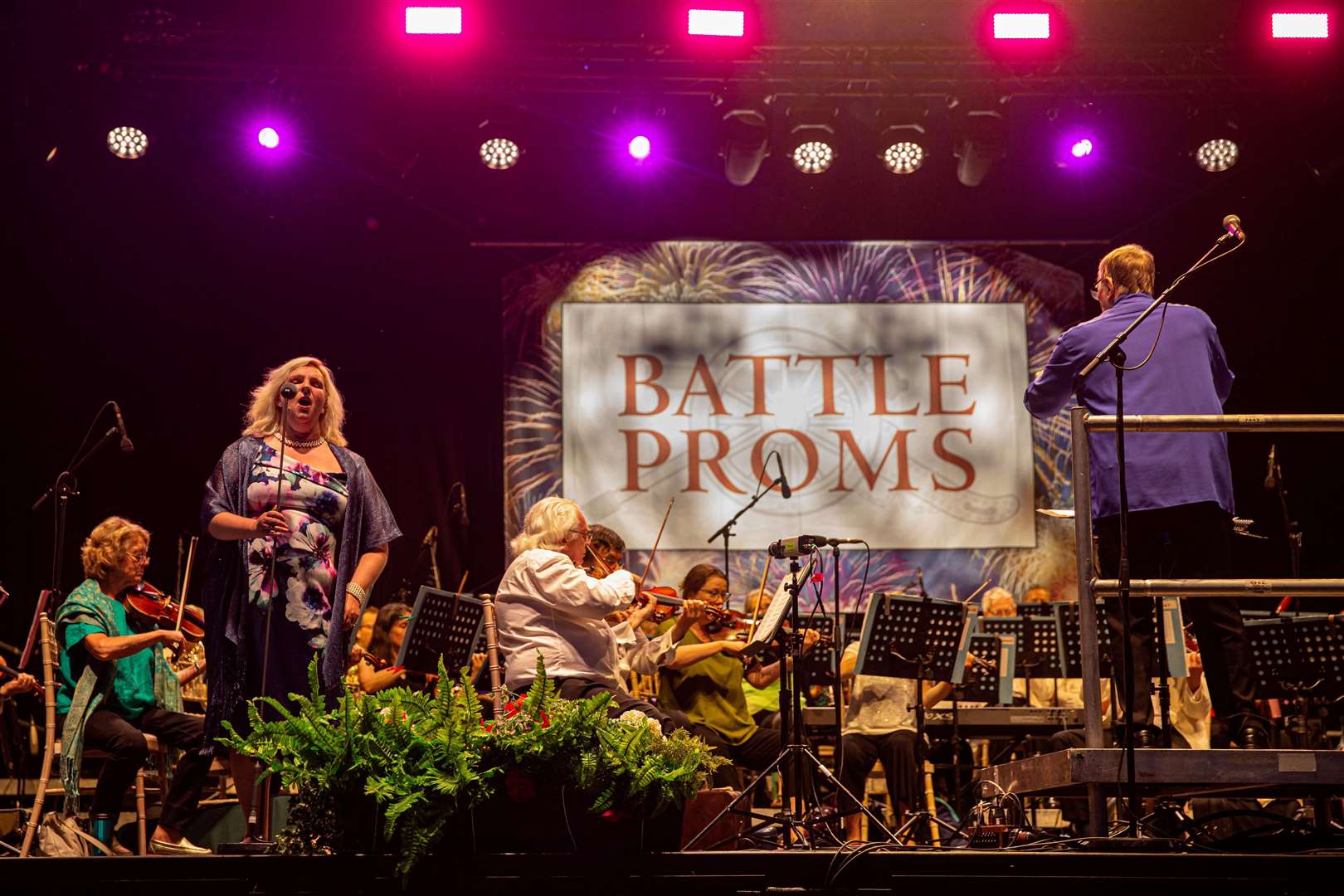 Denise Leigh performing at Battle Proms, credit: Tammy Marlar