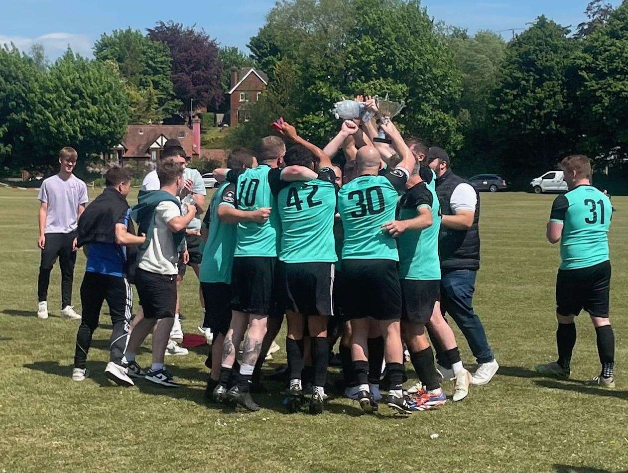 Diamond FC won the Newbury Sunday League Knockout Cup