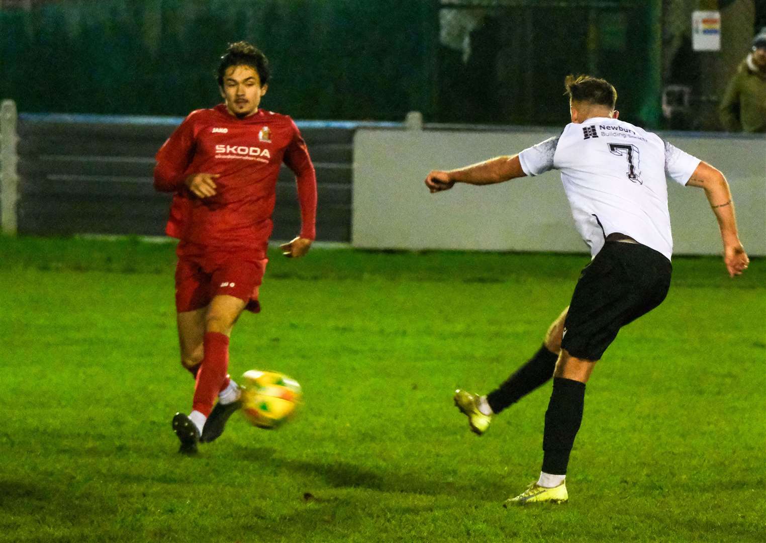 Sam De St Croix doubles Hungerford’s lead in the 82nd minute