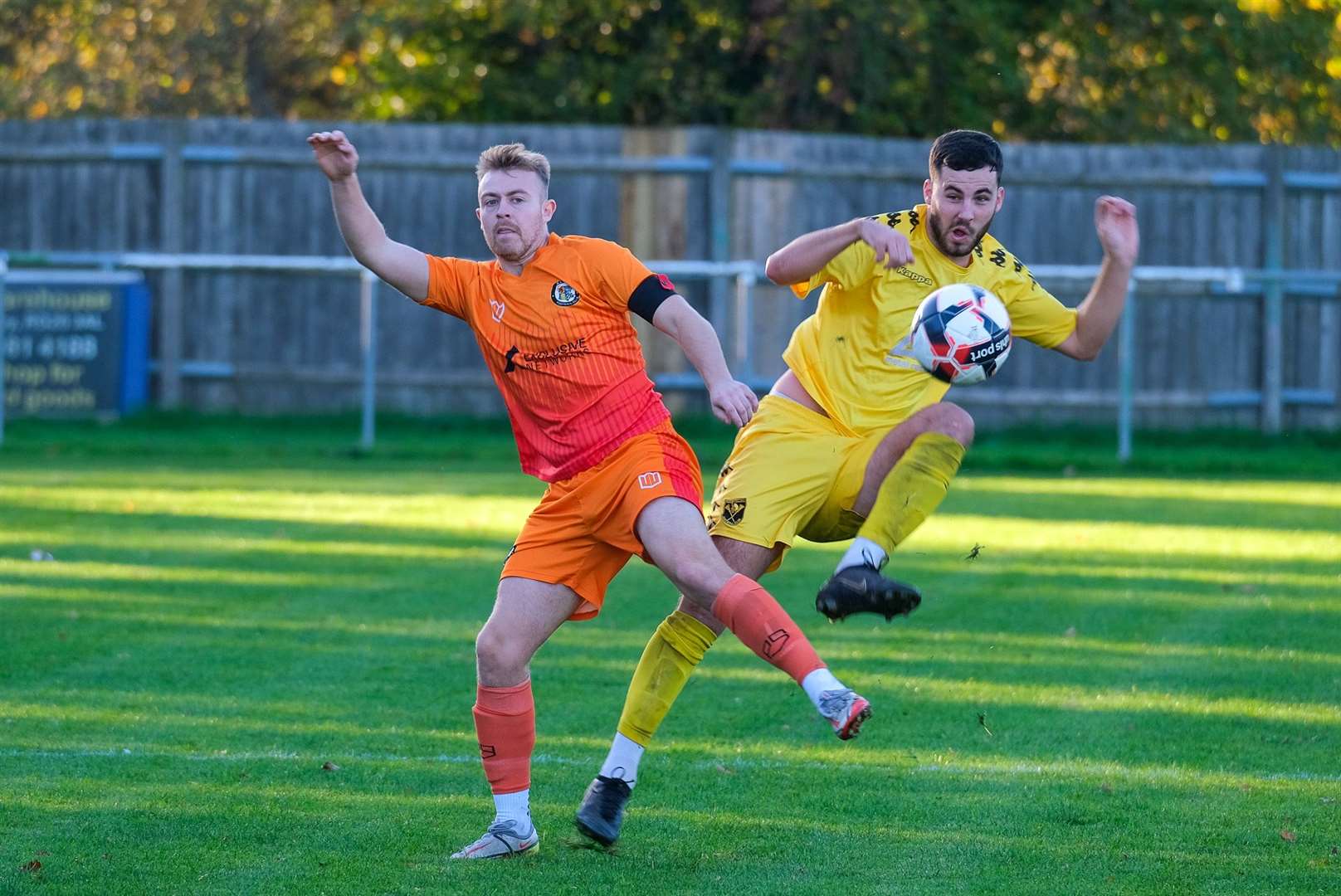 Tadley defending