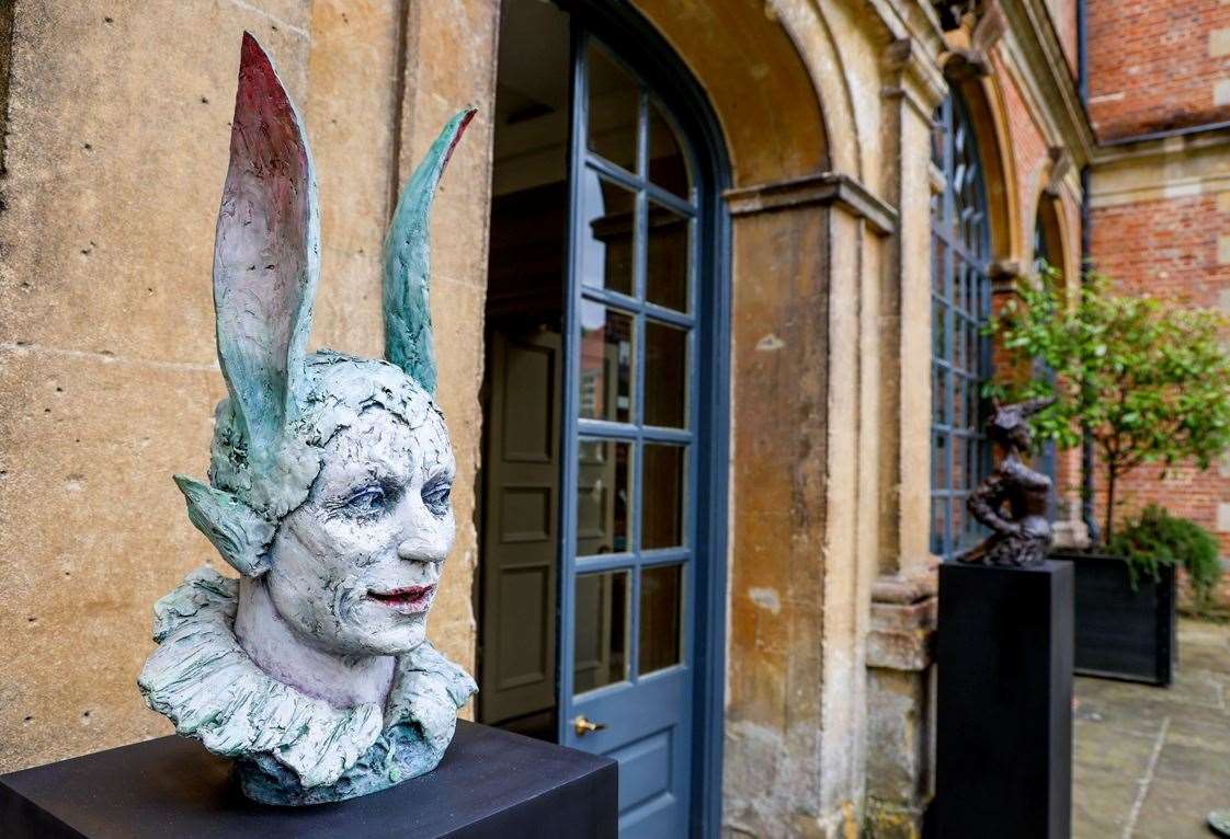 Altered States Sculpture Exhibition at Shaw House Cheryl Gould- Puck