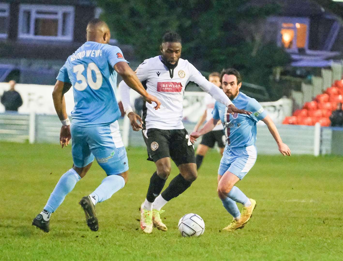 Simo Mbonkwi had a very solid game for the Crusaders