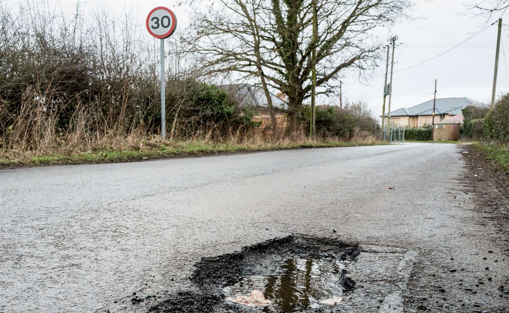 The cost of bringing local roads in England and Wales up to scratch has been estimated at nearly £17 billion