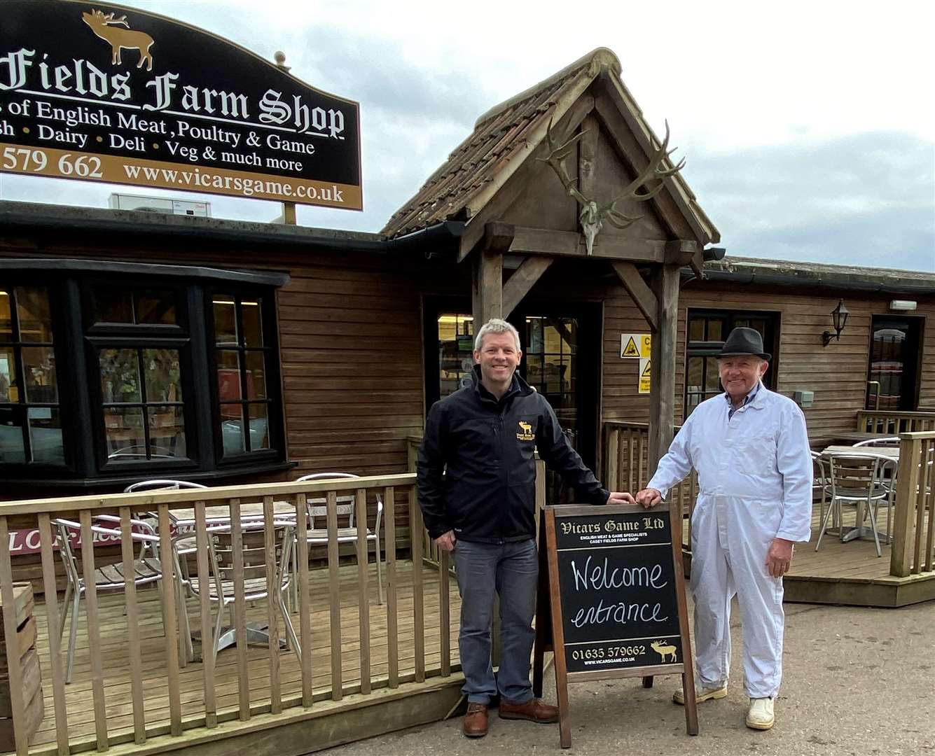 Richard Clare, left, and Alan Hayward
