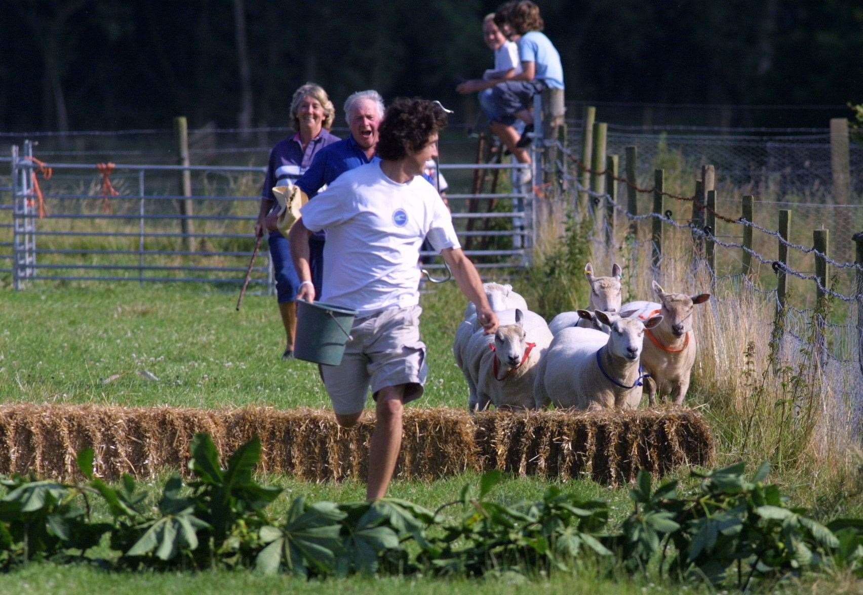 The village of Stanford Dingley held a series of fun-filled fundraising events in 2005. Glorious weather pulled in more people from across the district. The two-day event kicked off with sheep racing at Fairholme Farm where punters placed more than £450 worth of bets.