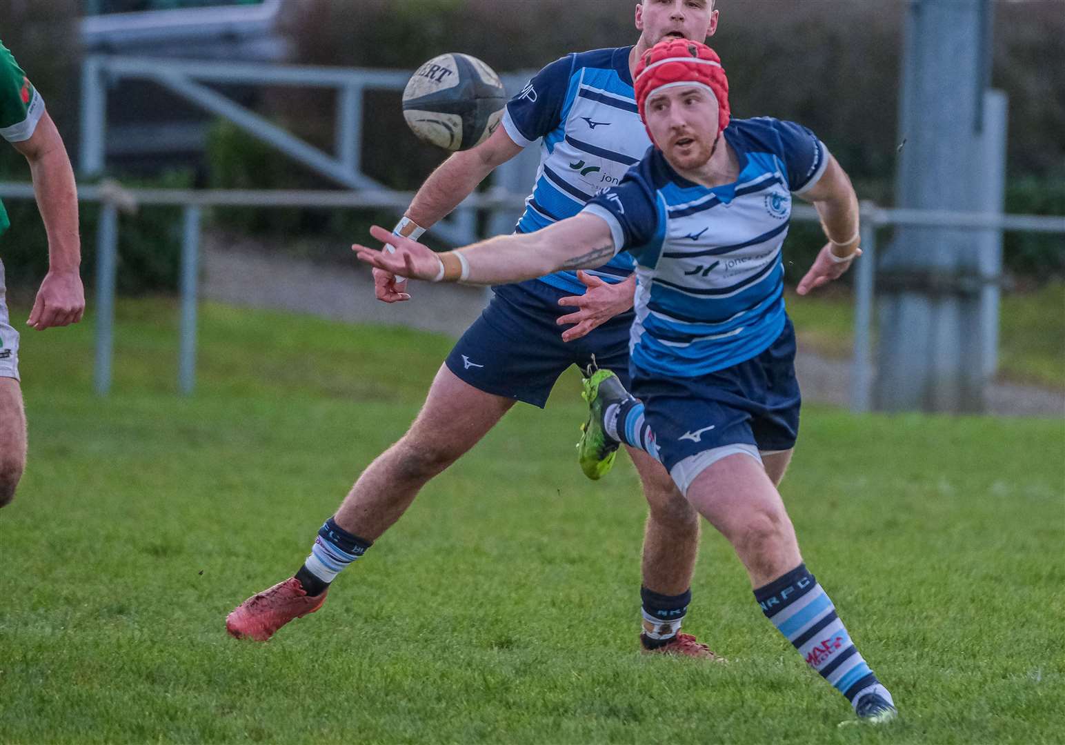 Toby Thorne gathers a loose ball