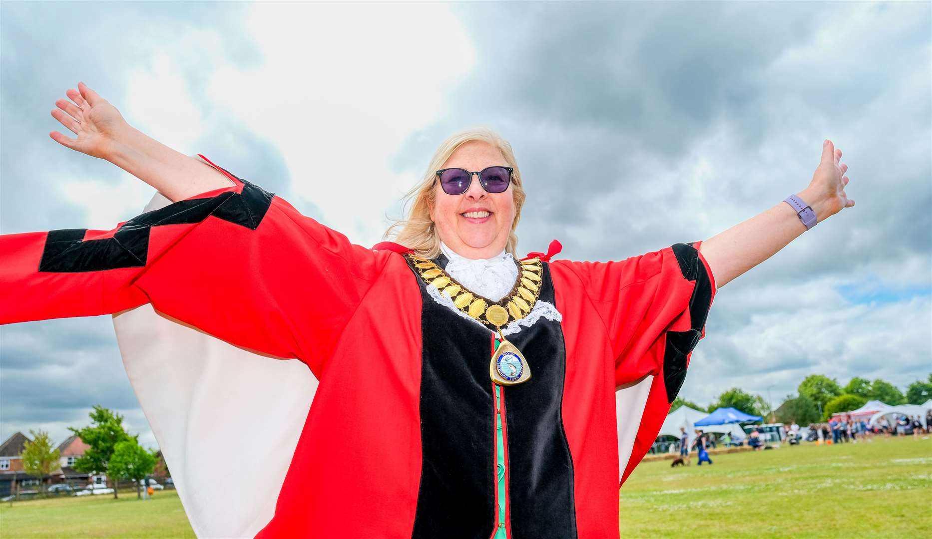 Mayor of Thatcham, Suzanne Adamantos