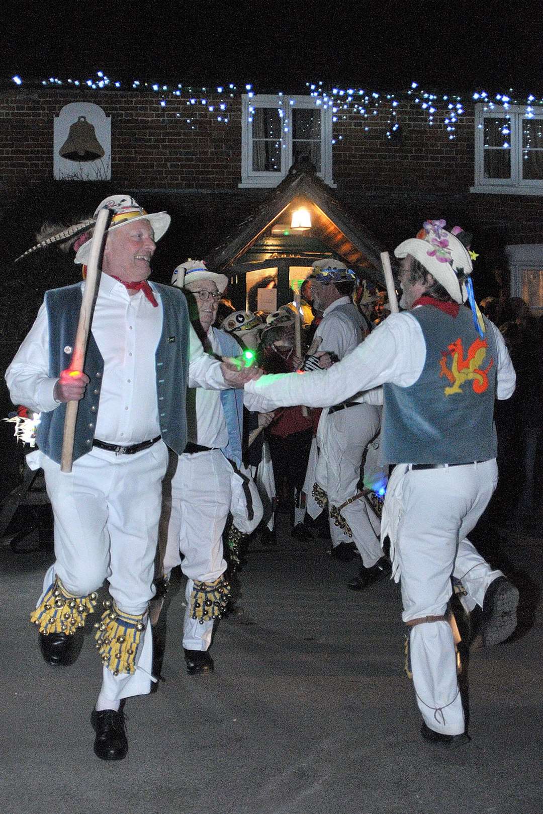 Wassailing at The Bell, Aldworth Pic: Geoff Fletcher
