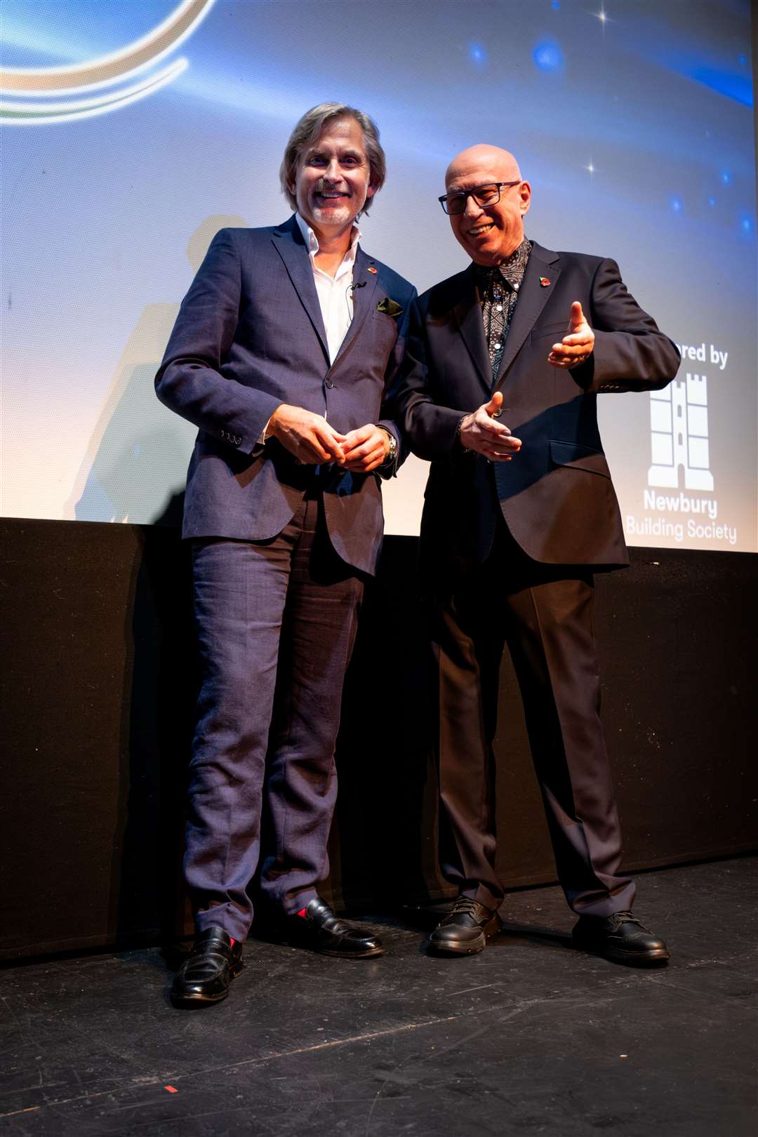 Greenham Trust chief executive Chris Boulton, with host Ken Bruce
