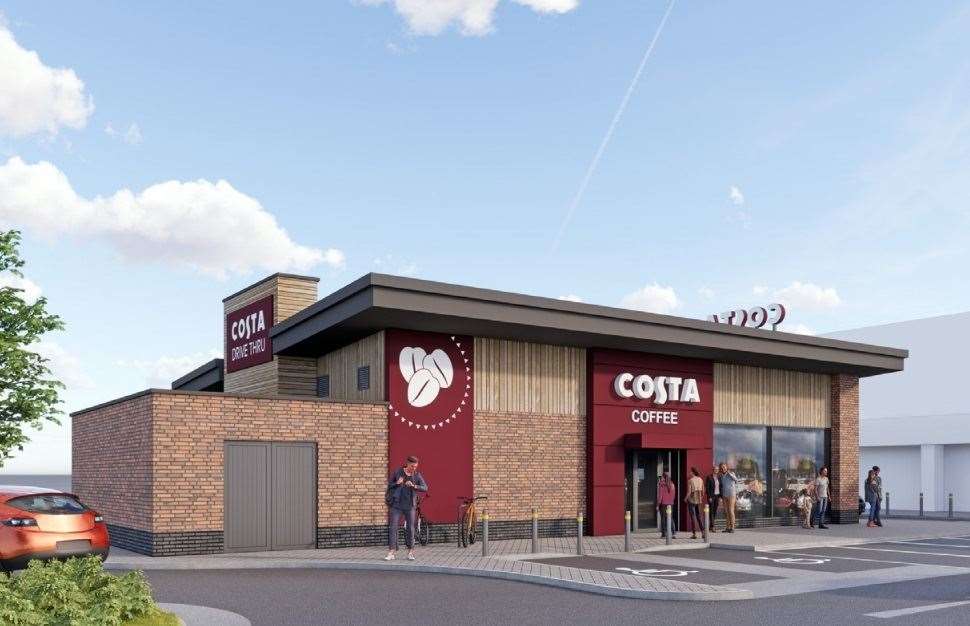 A CGI image of the proposed Costa in Newbury. (48883268)