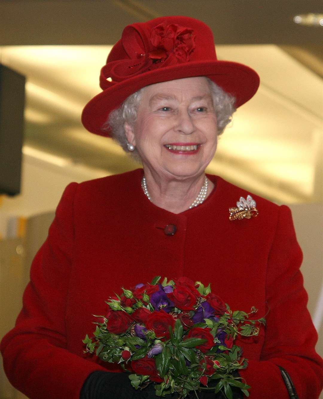 The Queen at Vodafone in 2008