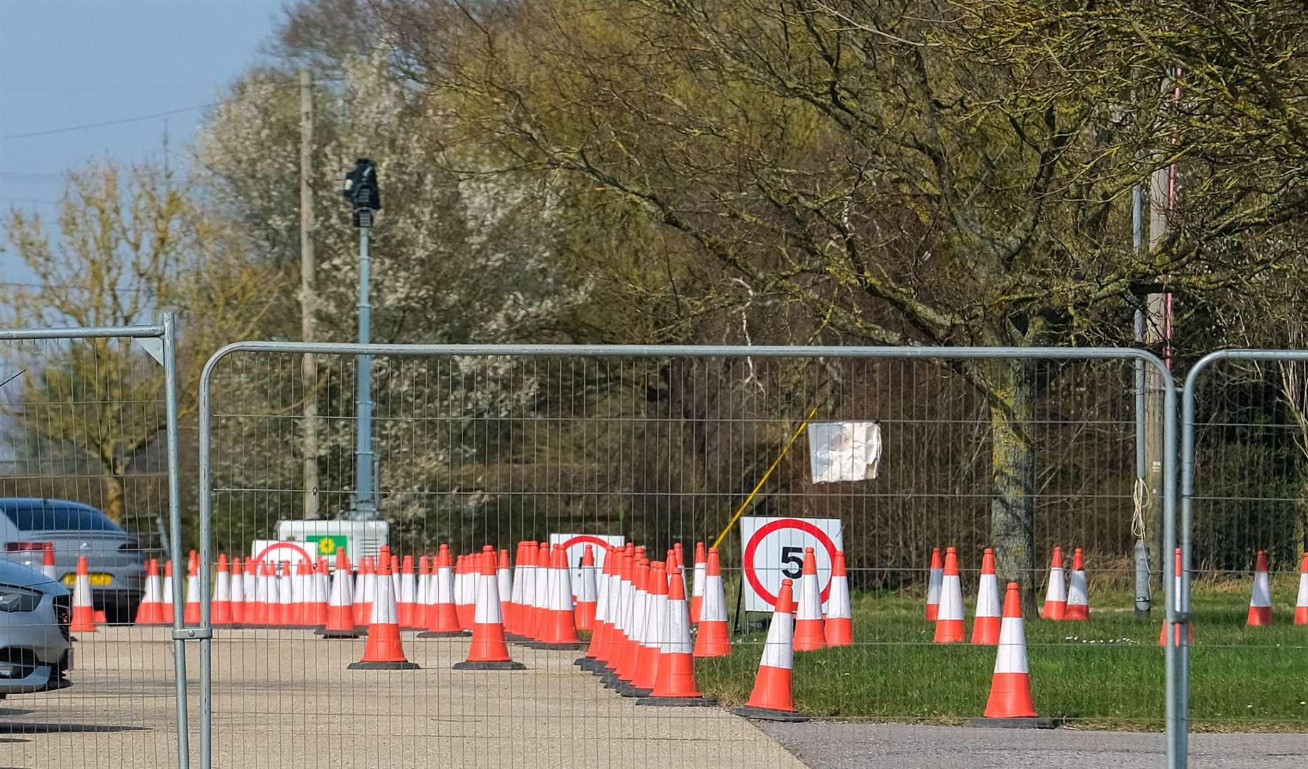 Testing centre at Newbury Showground. (55642290)
