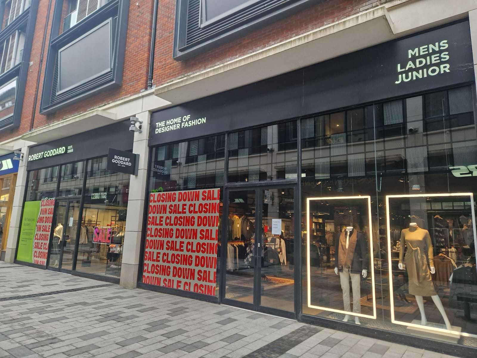 Robert Goddard in Parkway Shopping in Newbury to close on March 9