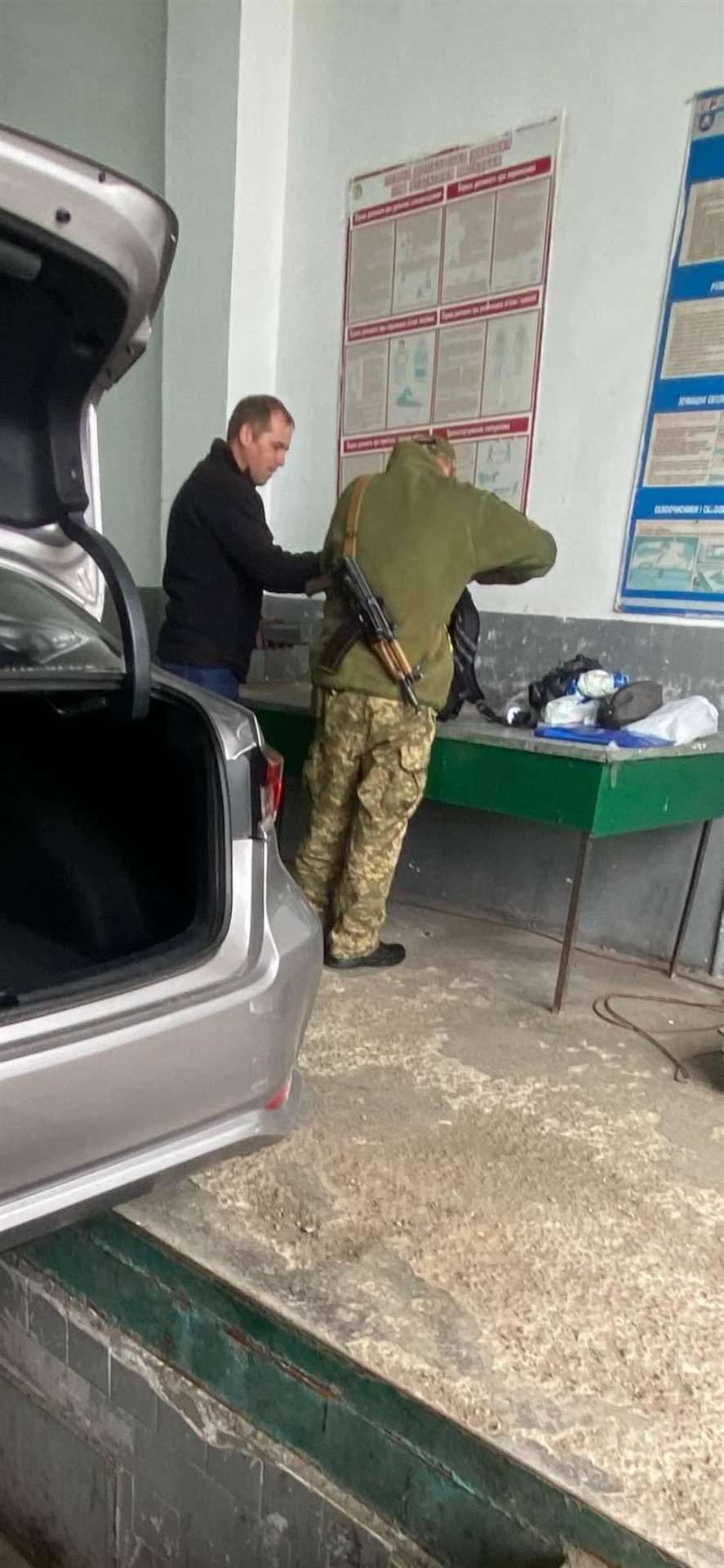 He said there were daily air raid sirens and curfews. Picture by: John Poet