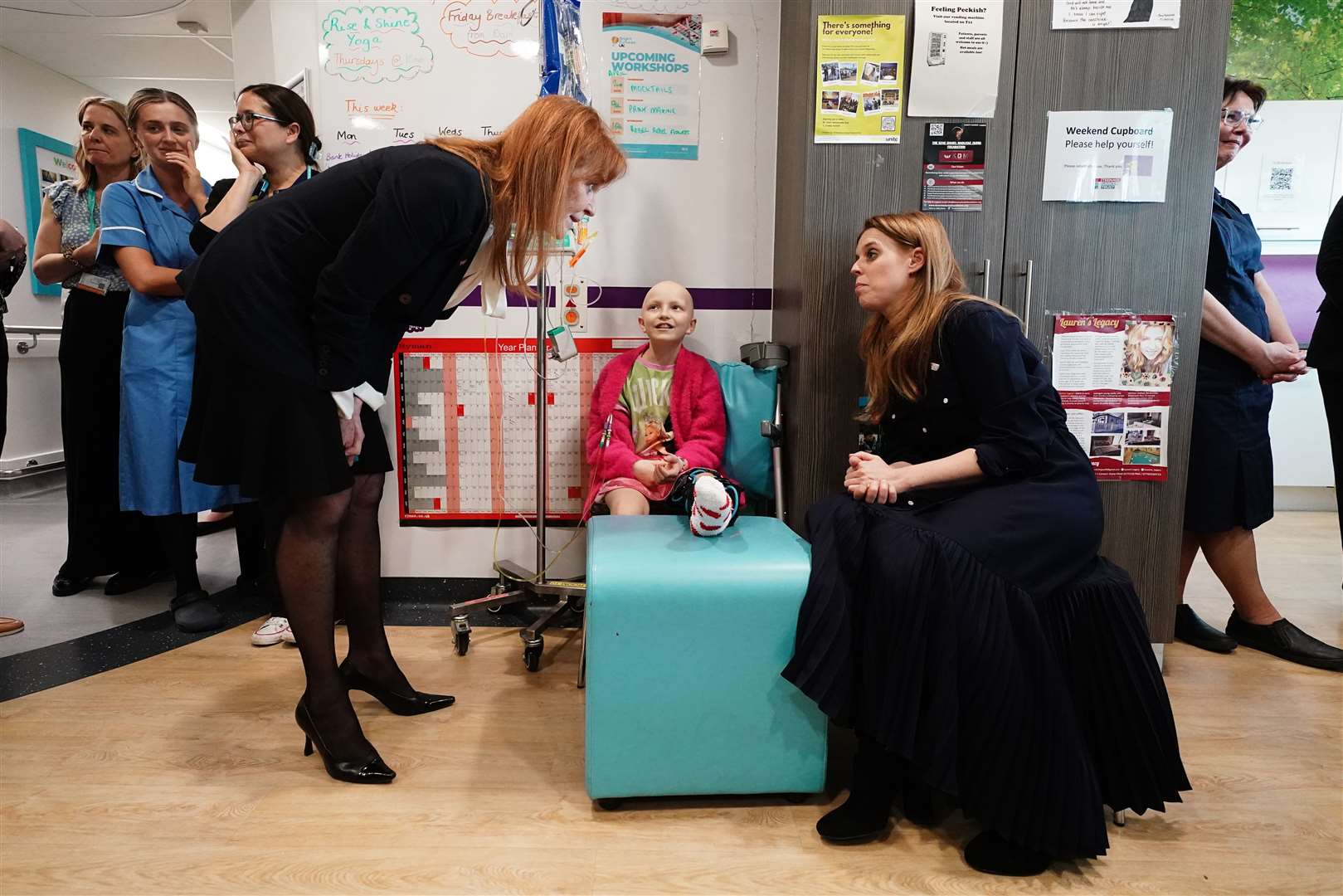 Sarah opened the Teenage Cancer Trust unit at the hospital in 2005 (Aaron Chown/PA)