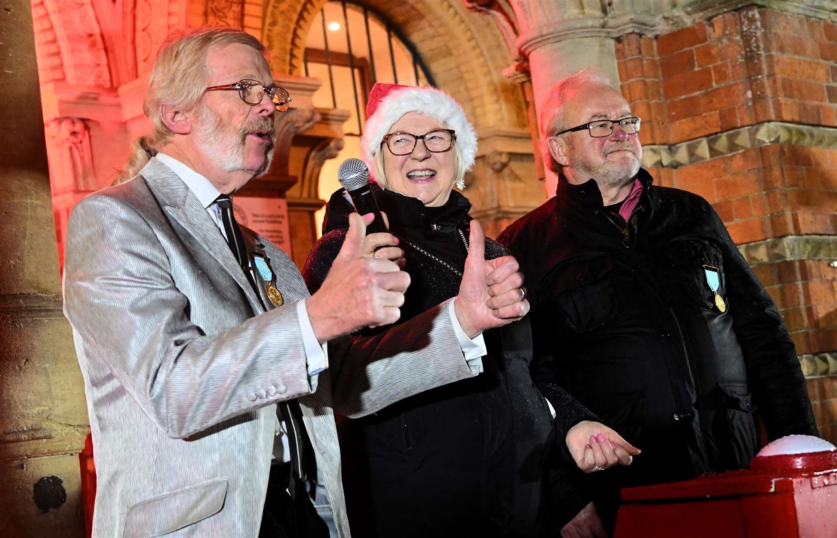Hungerford Christmas light switch on