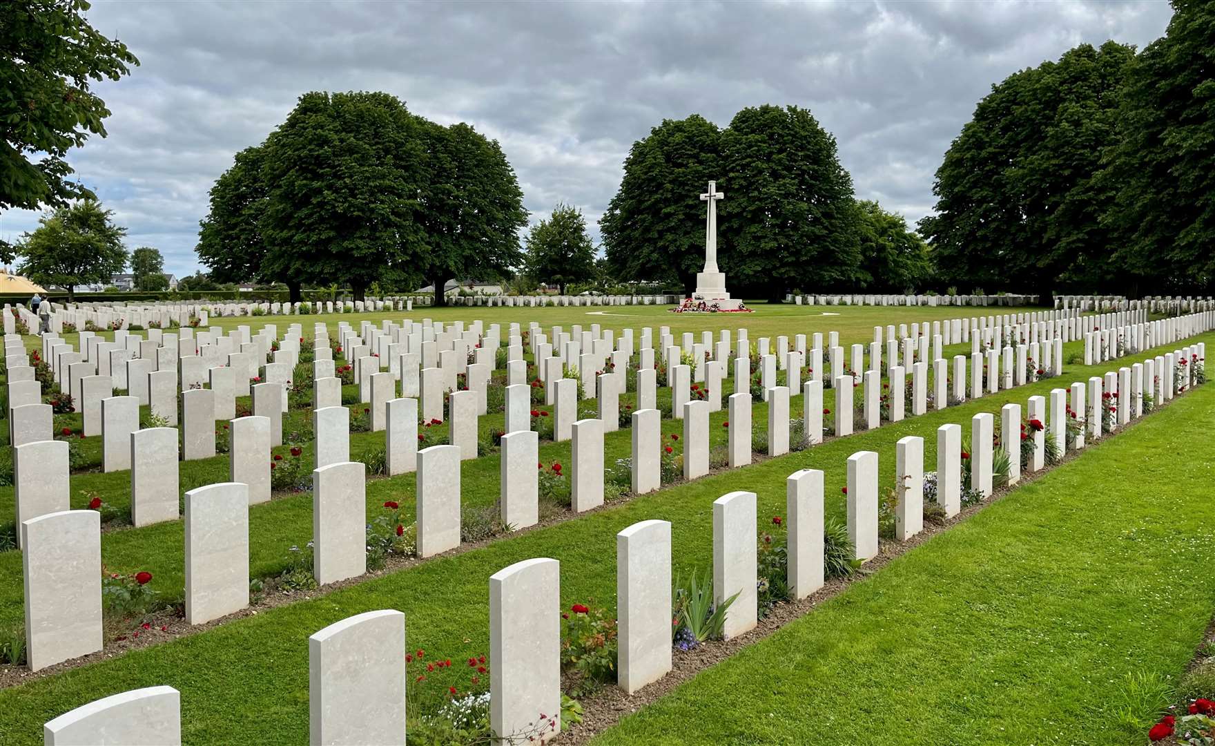 The Bayeux War Cemetery, the largest Commonwealth war cemetery in France. Credit: Mirek Gosney