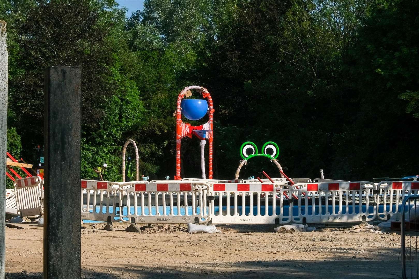 The redevelopment of Northcroft Lido should be completed next month