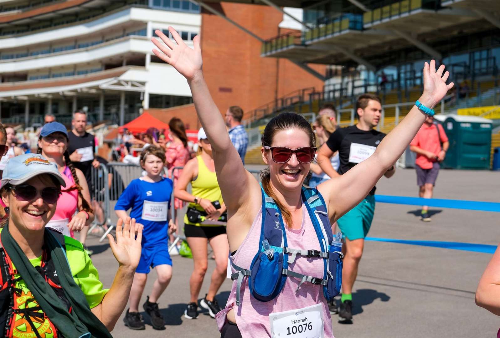 Start of the 10k at Newbury Race for Life