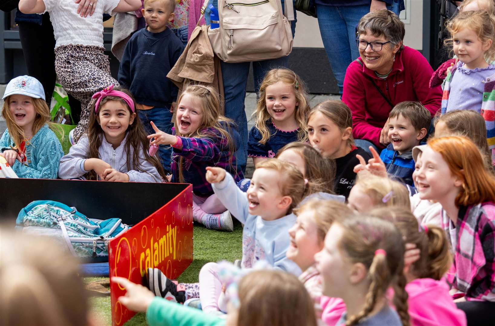 Children enjoying the fun