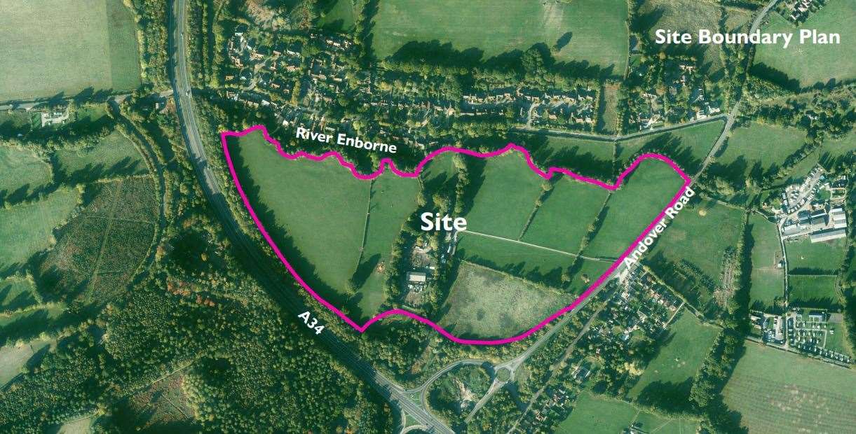 Bewley Homes site boundary plan