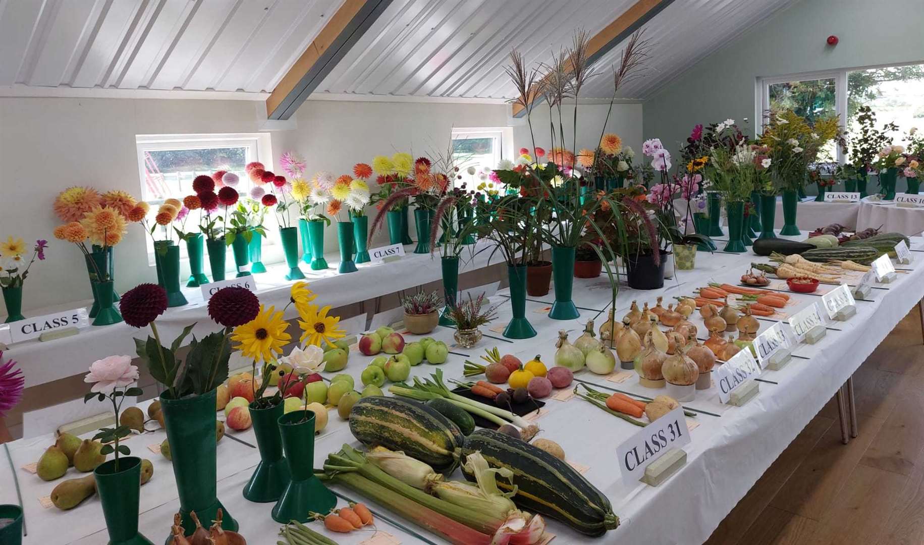 Hundreds of entries fill The Victory Room in Bucklebury. Credit: Thatcham Photography Club