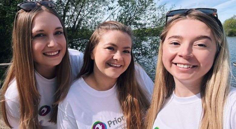 Hannah Marcham, Lauren Kingham and Emily McEwan