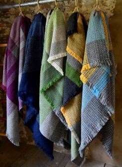 Rhian Wyman Design handwoven throws