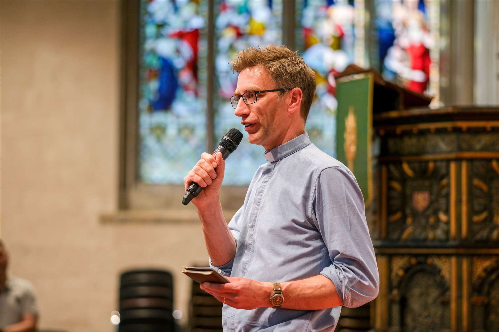 Rev Will Hunter Smart, rector of St Nic’s and organiser of the event