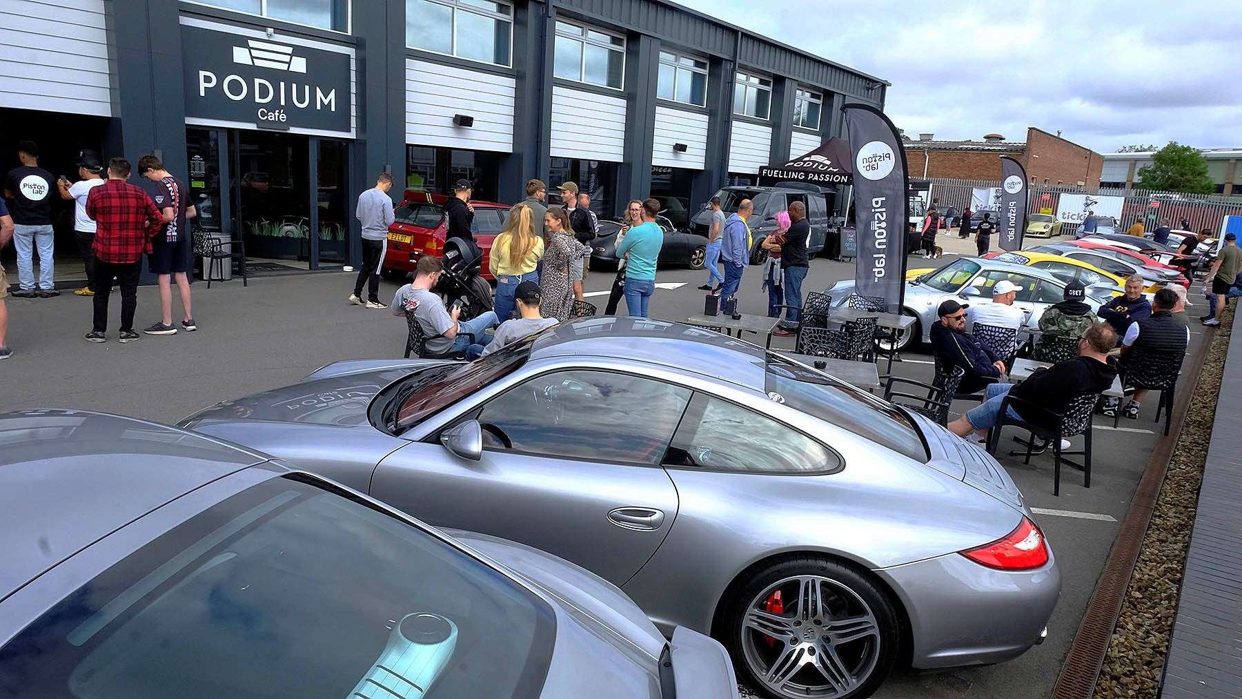 Porsche meet at Podium.
