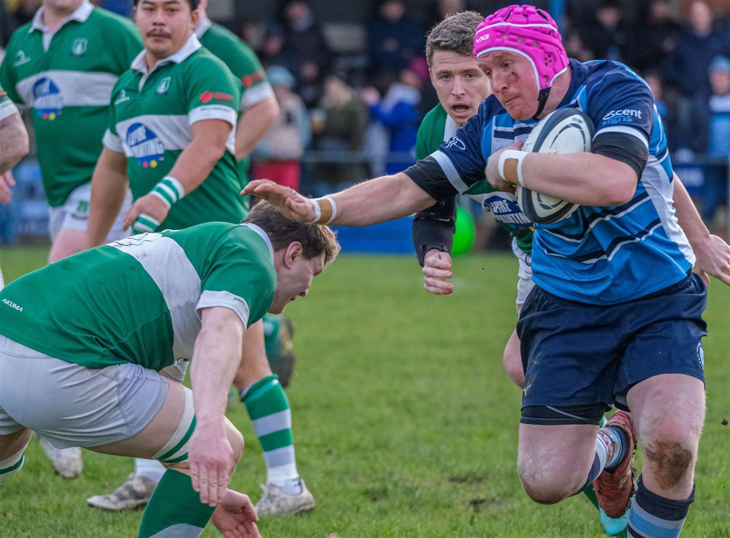 There will be much more pink on show for Newbury’s next home game against Winchester