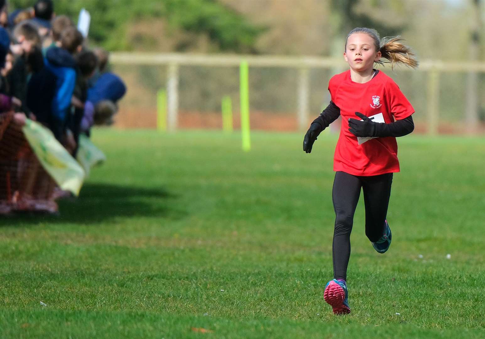 Ella Larkin cruises to victory in the Year 3 and 4 girls race